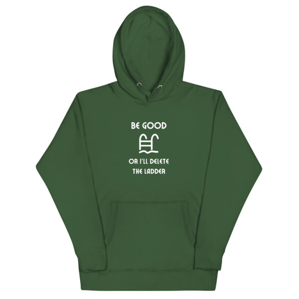 "Be Good Or I'll Delete The Ladder" Unisex Hoodie - Image 13