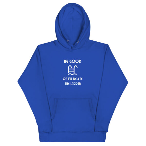 "Be Good Or I'll Delete The Ladder" Unisex Hoodie - Image 9